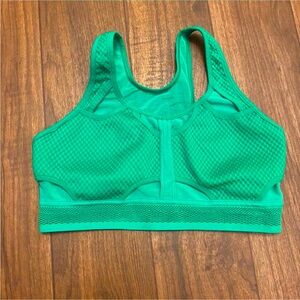 Green Nike sports bra